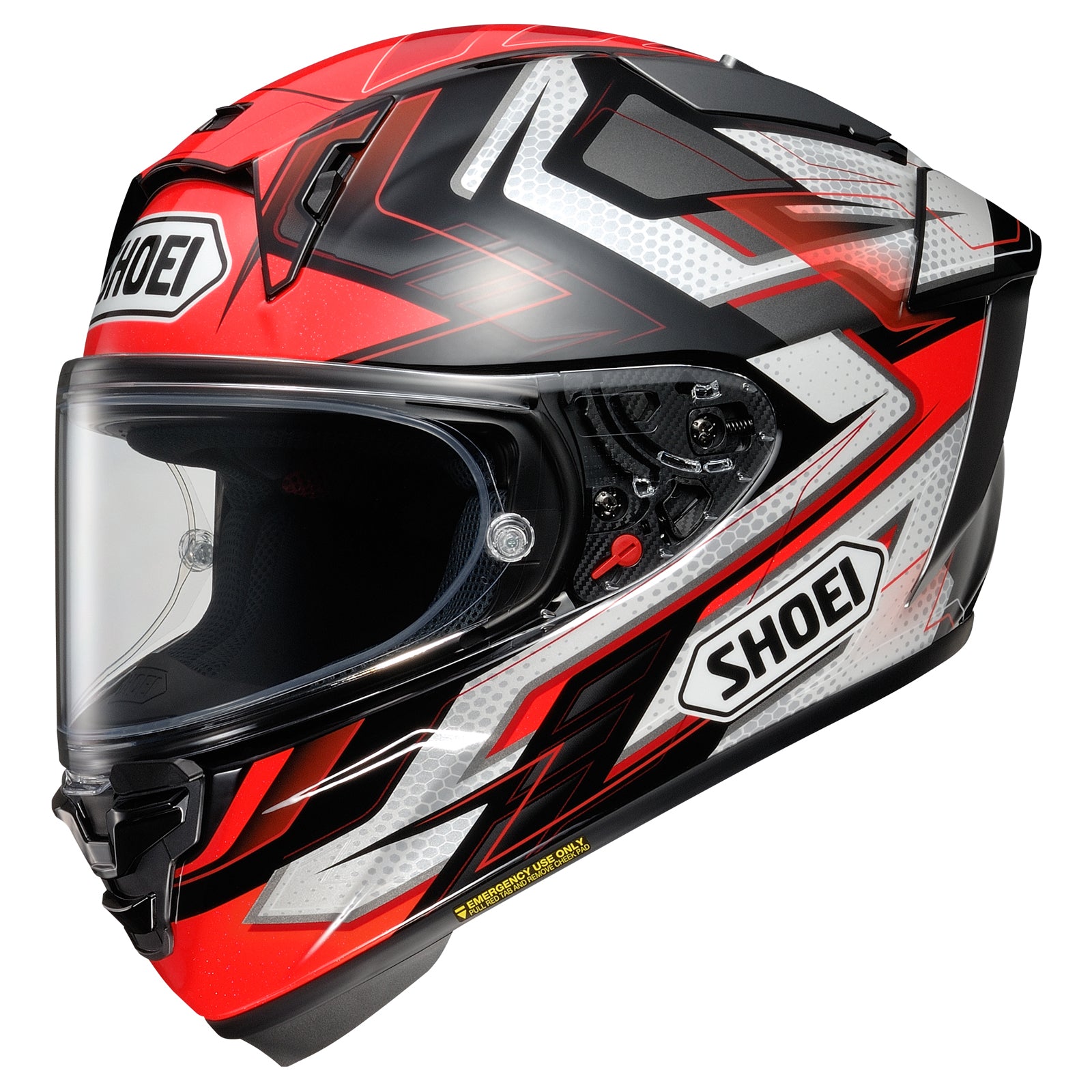 new shoei helmets black and red RF-1400 Sheen Helmet The compact Shoei Neotec 3 (Black) Compass