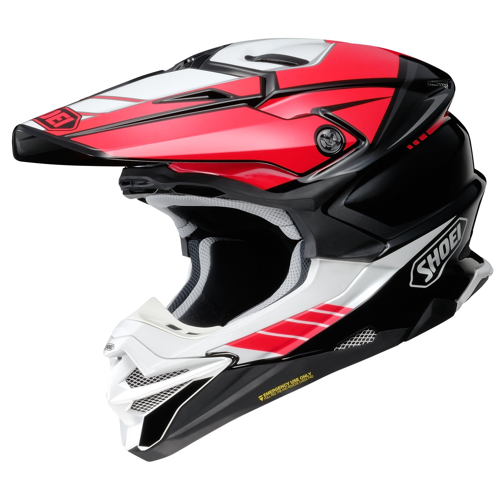 black shoei motocross helmet SHOEI - VFX-EVO Jammer