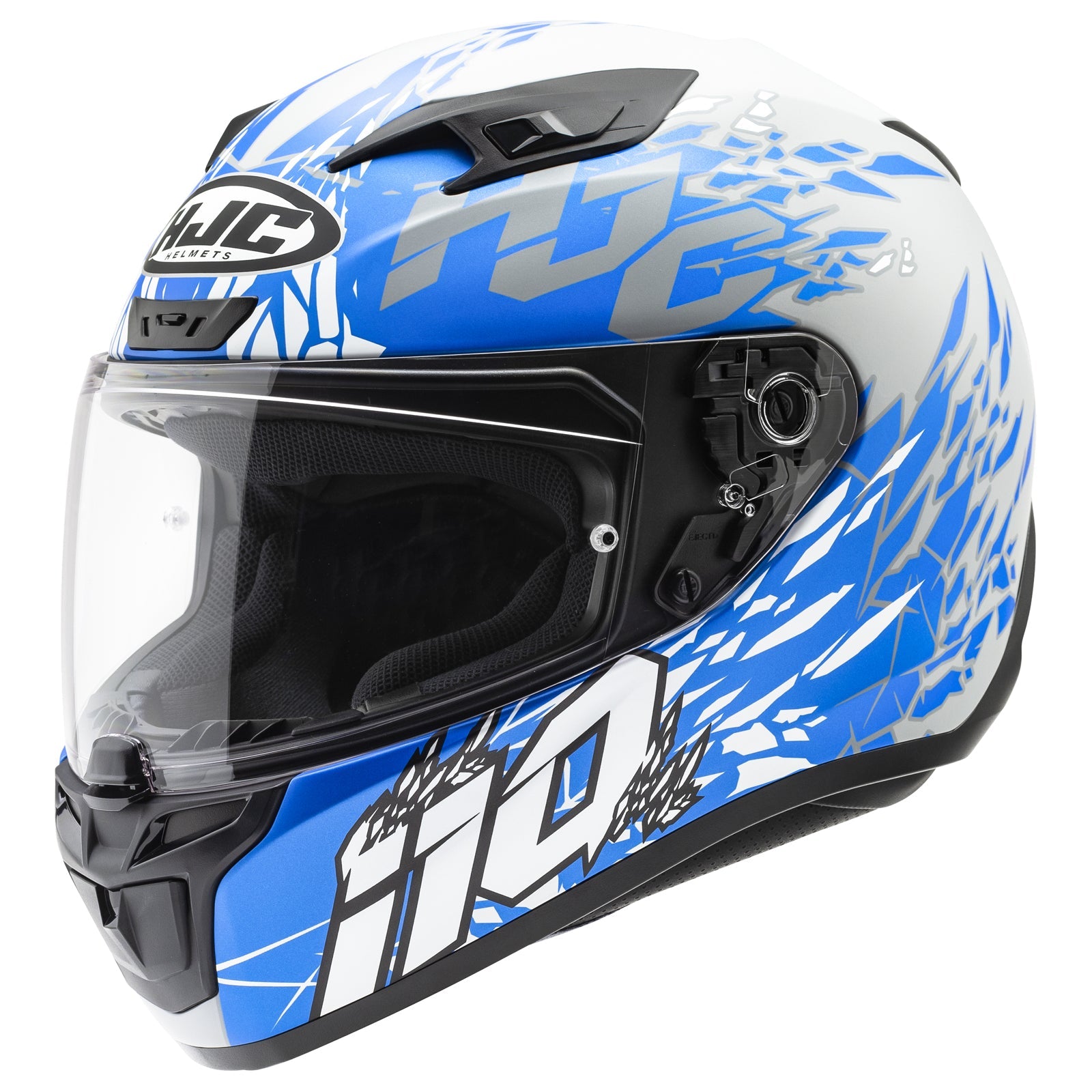hjc blue helmet HJC i10 Pitfall Helmet MC-2SF XL