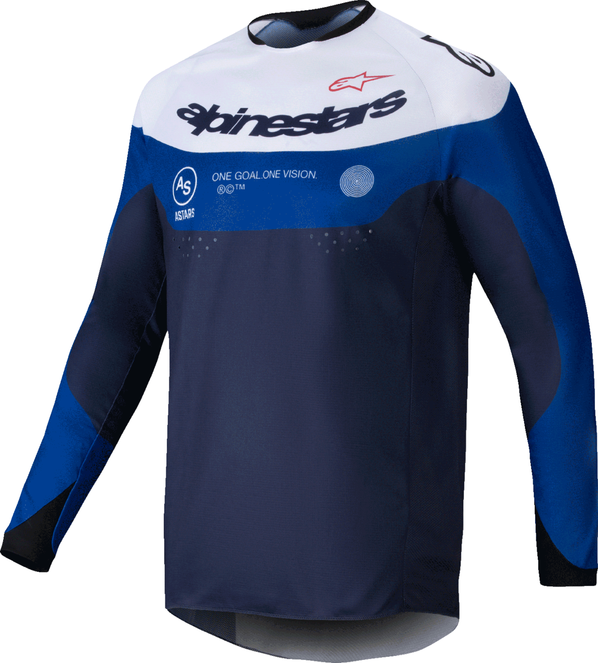 Alpinestars - Pro-Dura Long-Sleeve Jersey - Navy/Bright Blue/White