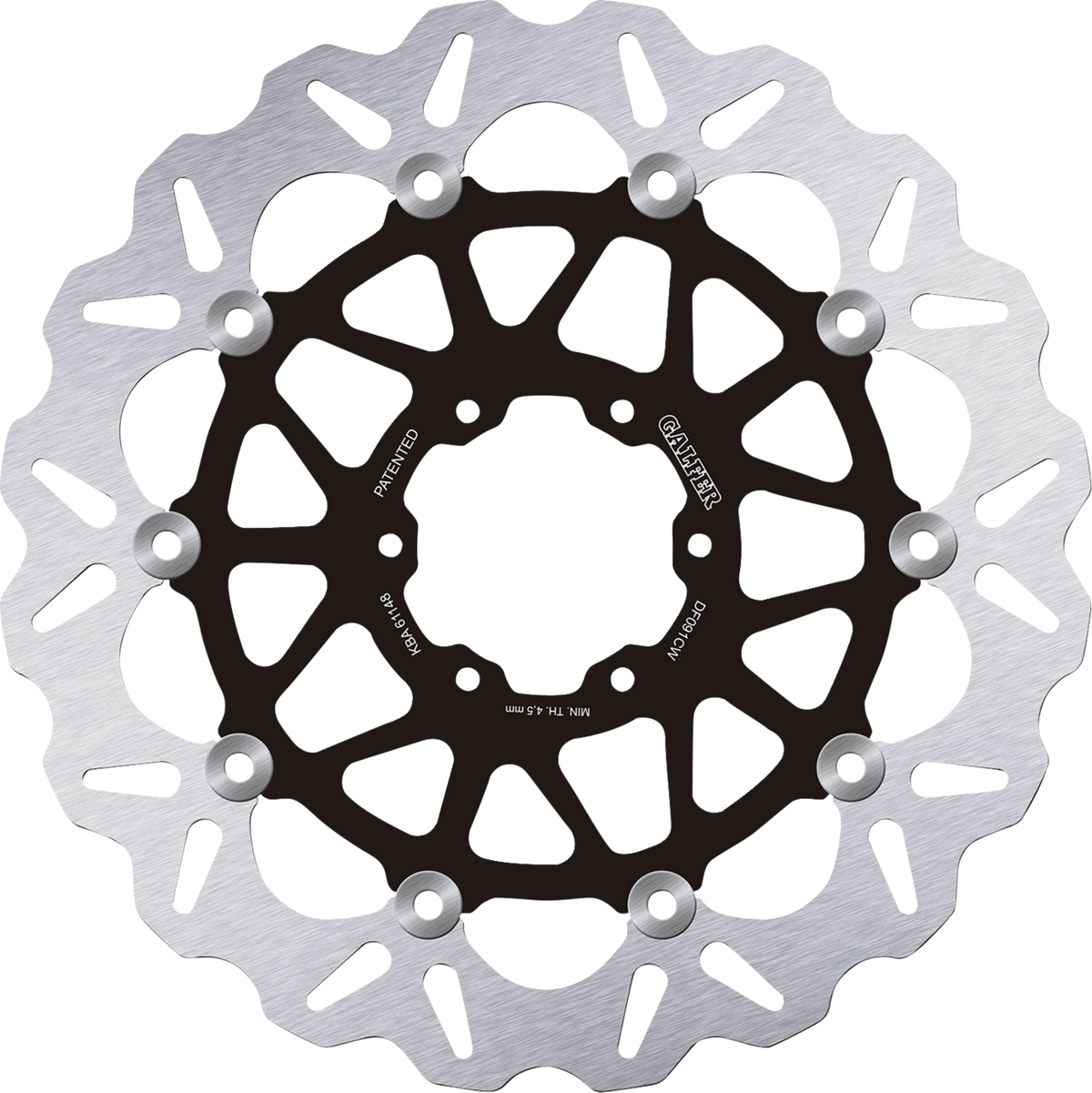 Galfer - DF091CW - DISC W FLOATING COMPLETE (C. ALU.) 320X5MM