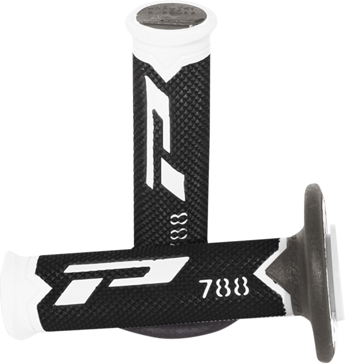 Pro Grip - Cross Triple Density 788 Grips - White/Black/Titanium