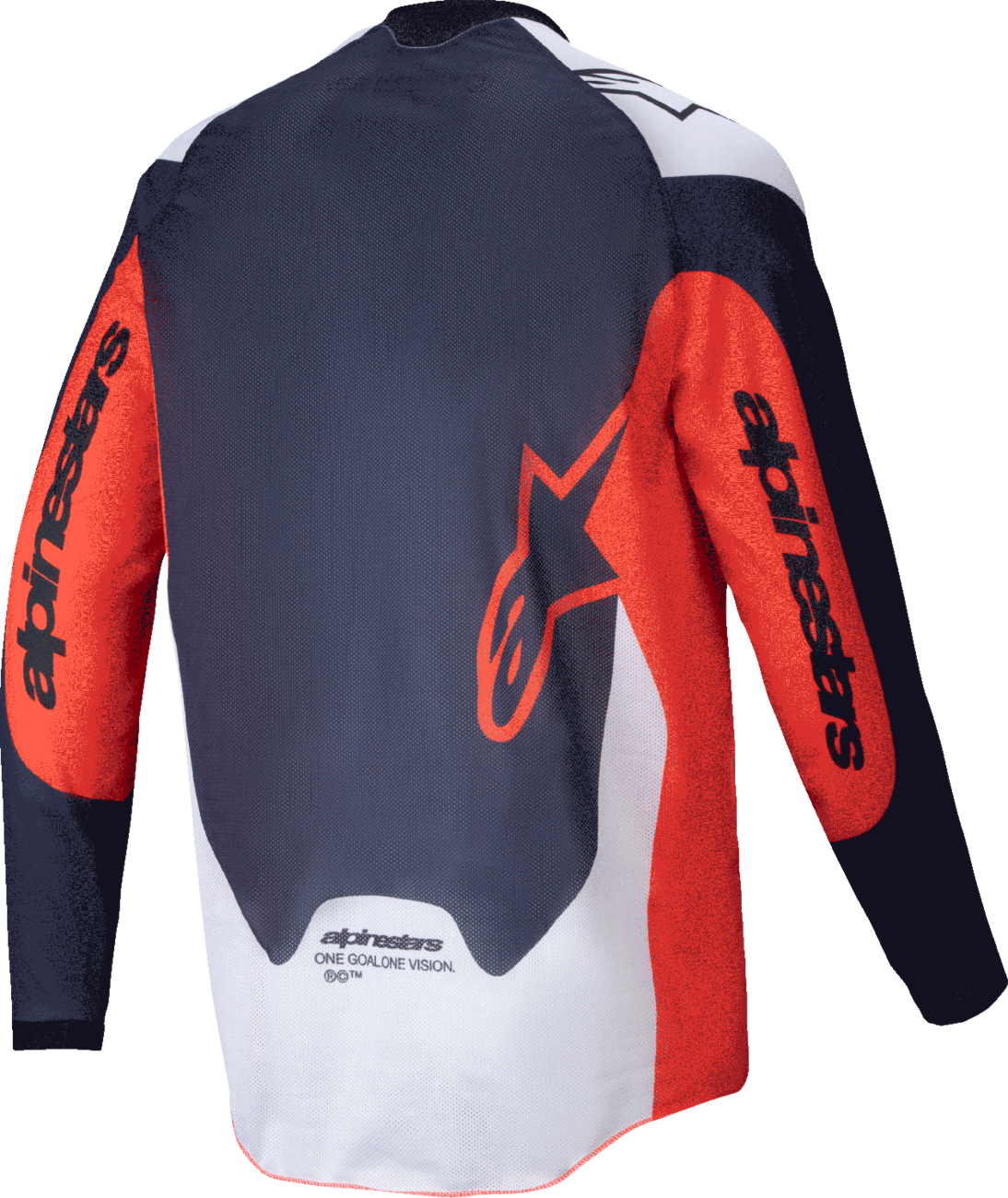 Alpinestars - Pro-Dura Long-Sleeve Jersey - Navy/Hot Orange/White