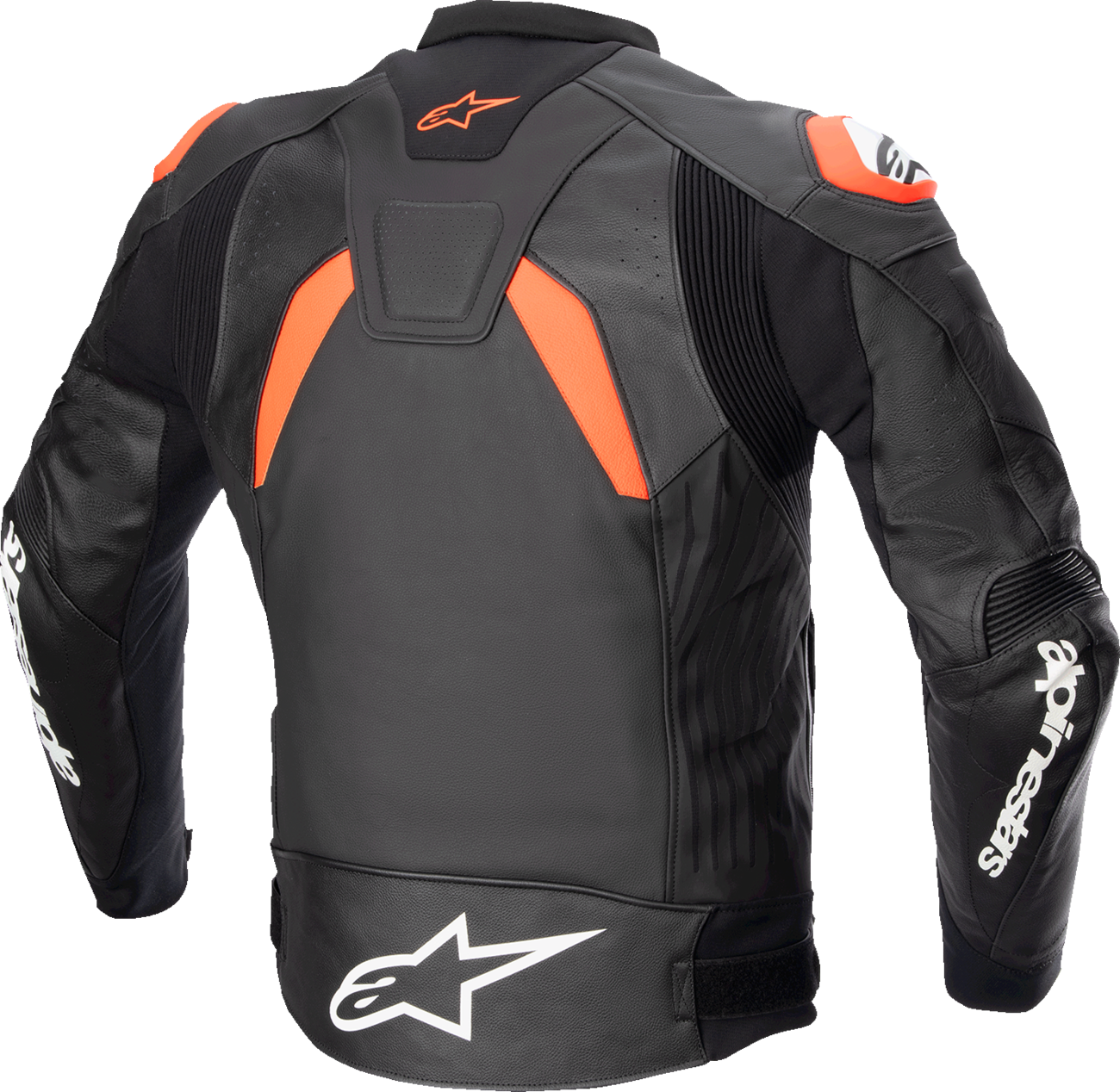 Alpinestars - GP Plus v4 Leather Jacket - Black/Red Fluo/White
