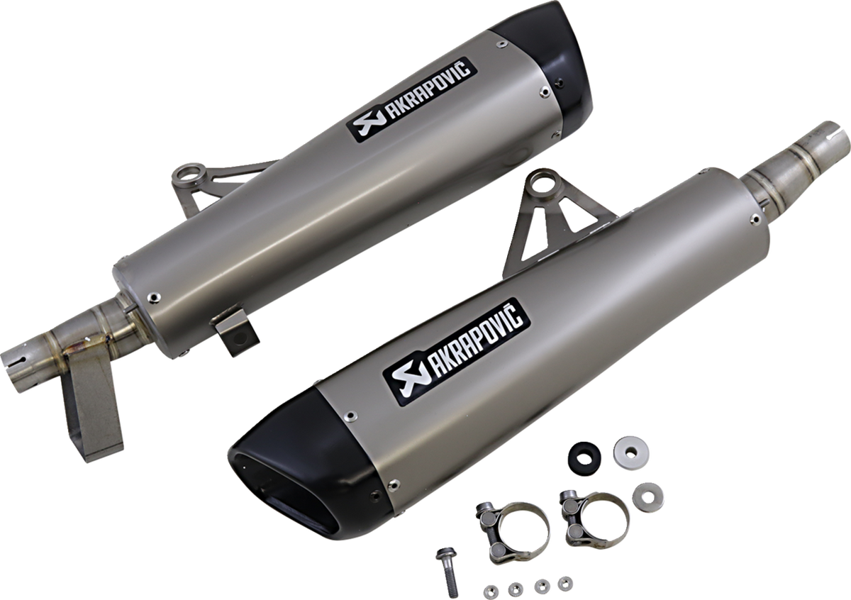 Akrapovic - S-T12SO4-HCQT - Titanium Mufflers