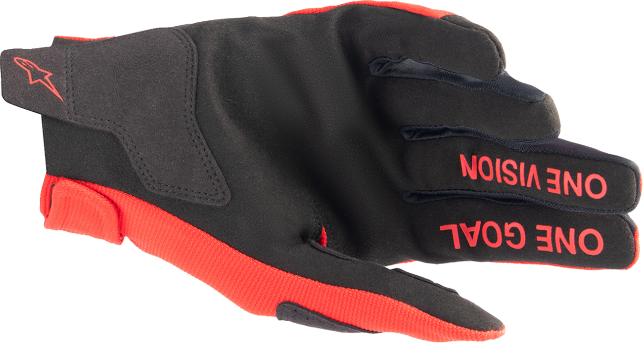 Alpinestars - Youth Radar Gloves - Mars Red/Silver
