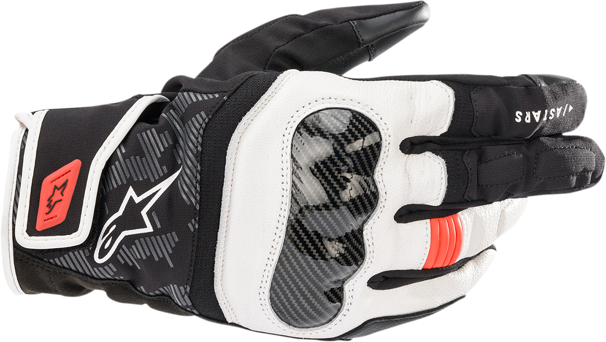 Alpinestars - SMX Z Drystar® gloves - Black/White/Fluo Red