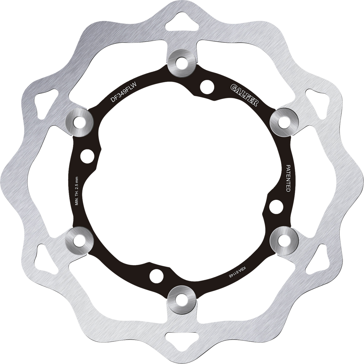 Galfer - DF349FLW - DISC W FLOATING (C. STEEL) 250X3MM