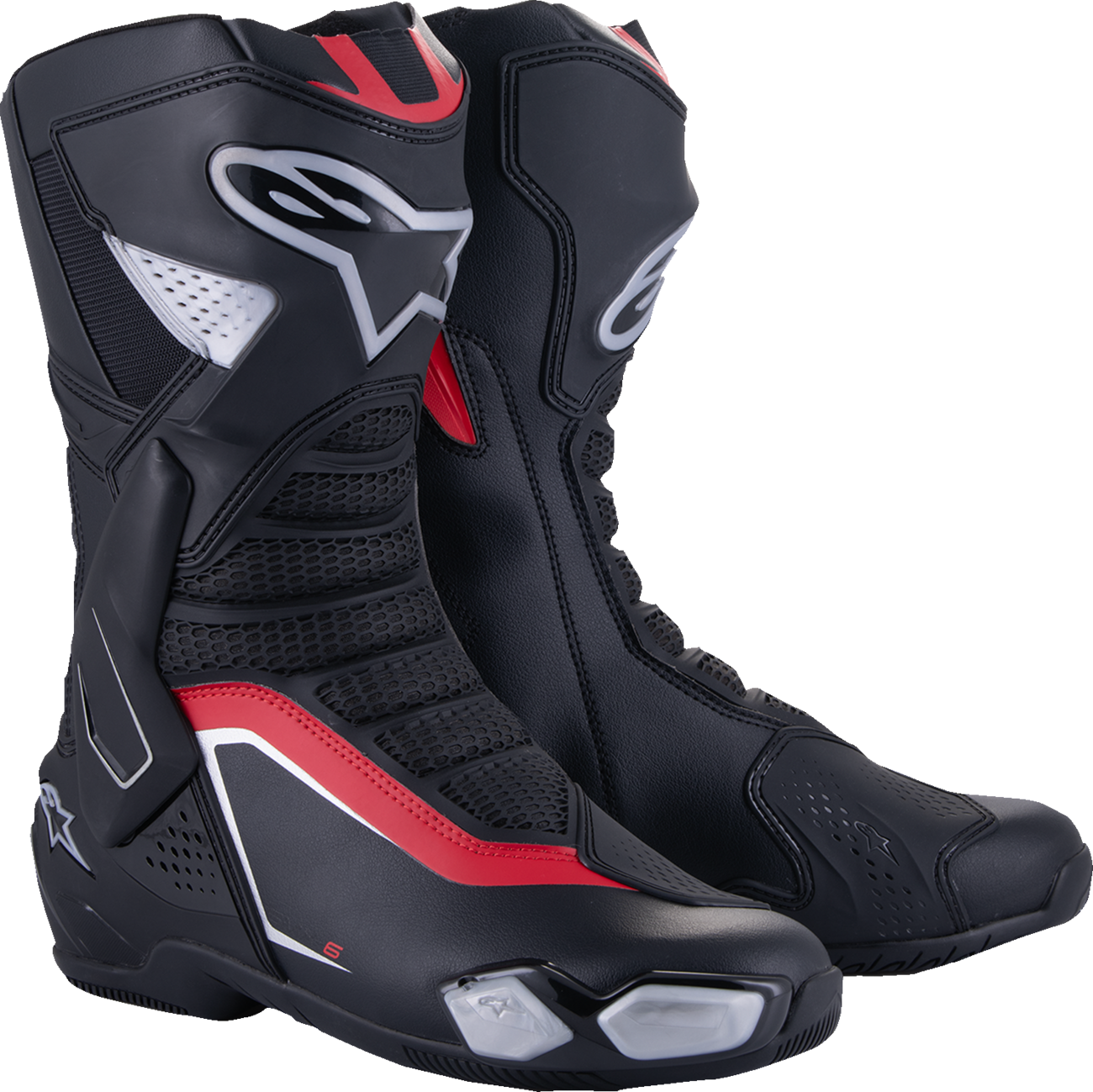 Alpinestars - SMX-6 V3 Boots - Black/Silver/Red