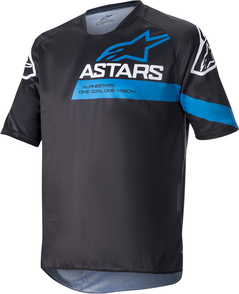 Alpinestars - Racer V3 Short-Sleeve Jersey - Black/Bright Blue