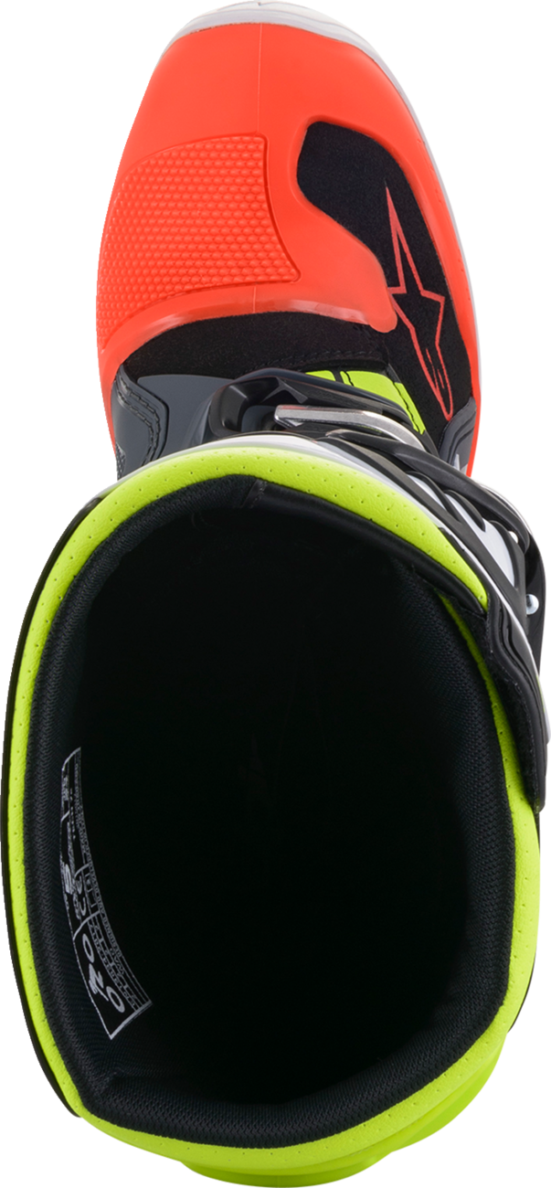 Alpinestars - Youth Tech 7S Boots - Black/Gray/Red/White/Yellow