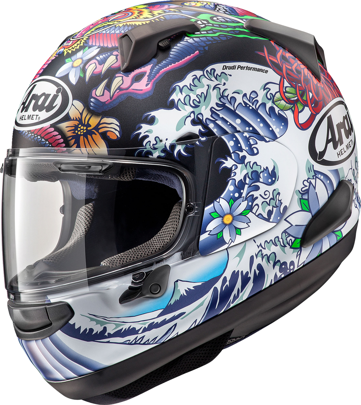 Arai Helmets - Quantum-X Helmet - Oriental - Black Frost