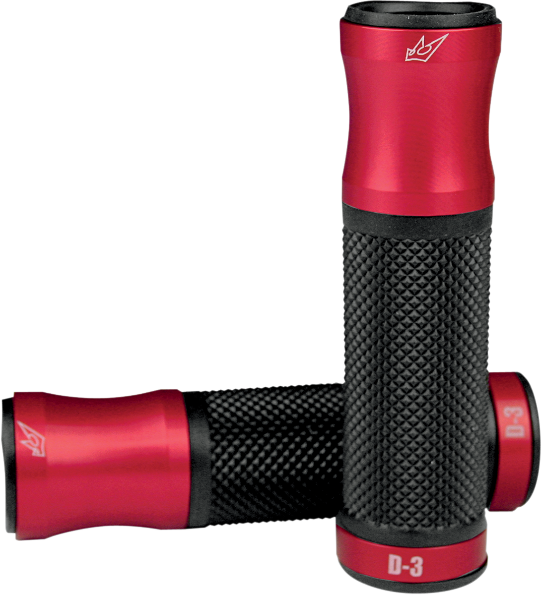 Driven Racing - D3RD - 7/8" D3 Grips - Red/Black