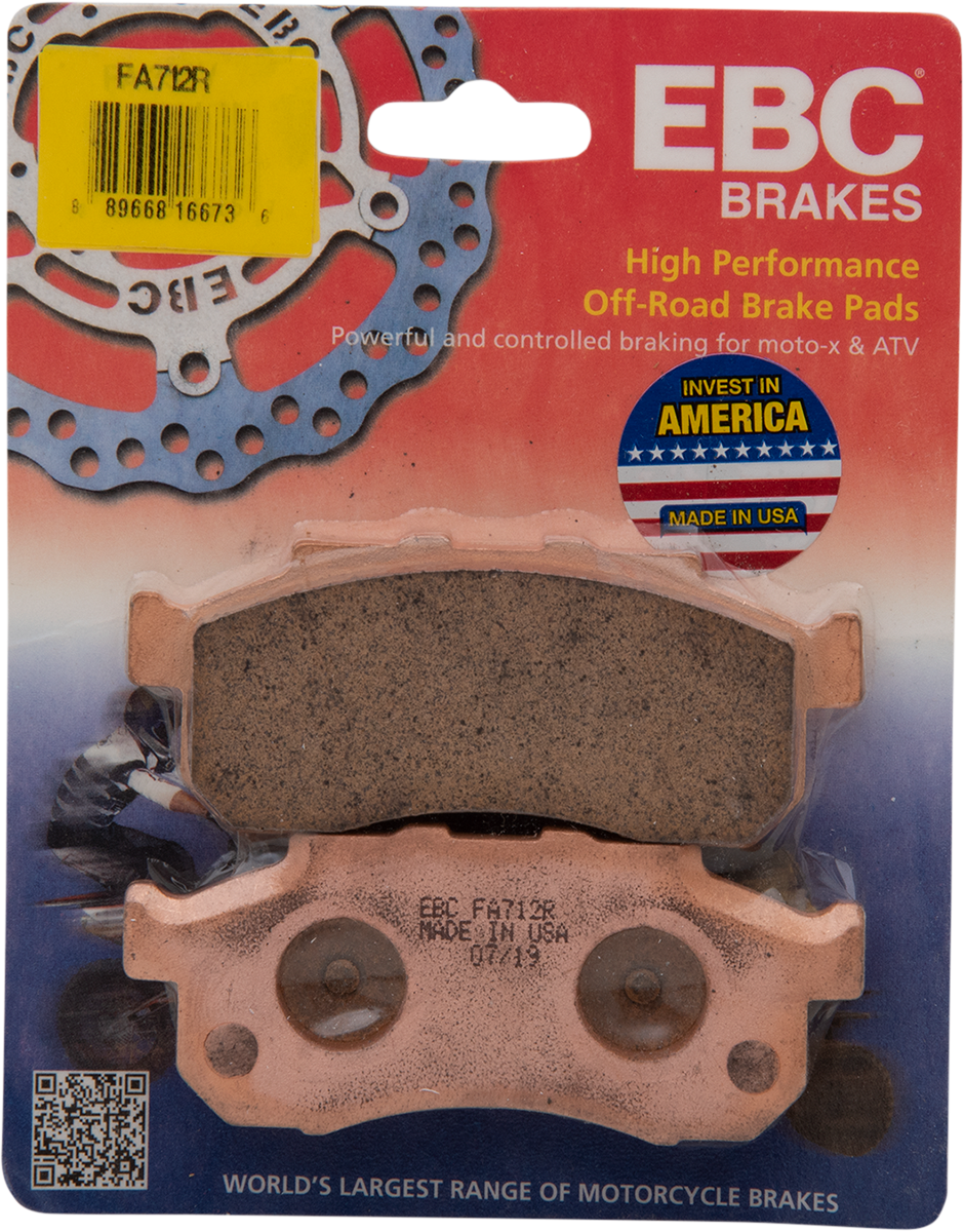 EBC - FA712R - Sintered "R" Brake Pads