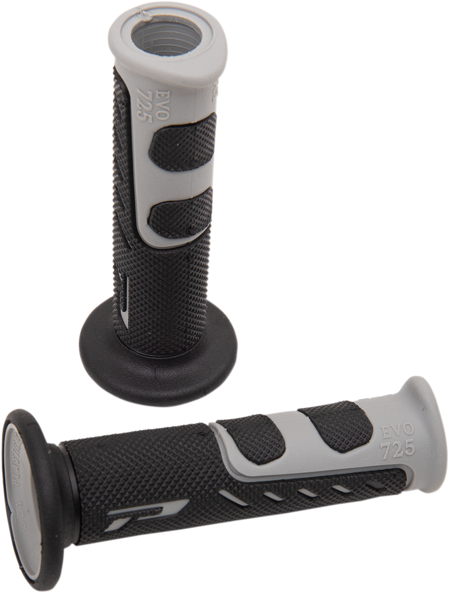 Pro Grip - 725 EVO Molded Gel Grips - Open Ends - Gray/Black