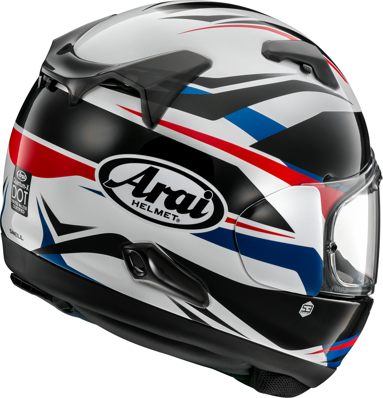 Arai Helmets - Quantum-X Helmet - Ray - White