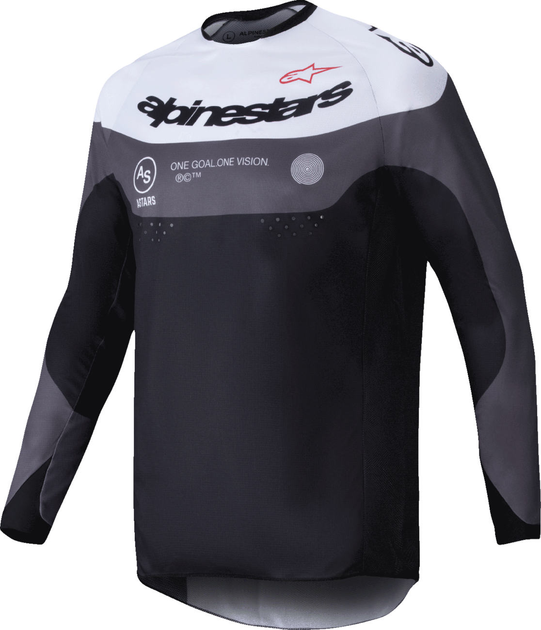 Alpinestars - Pro-Dura Long-Sleeve Jersey - Black/Magnet White