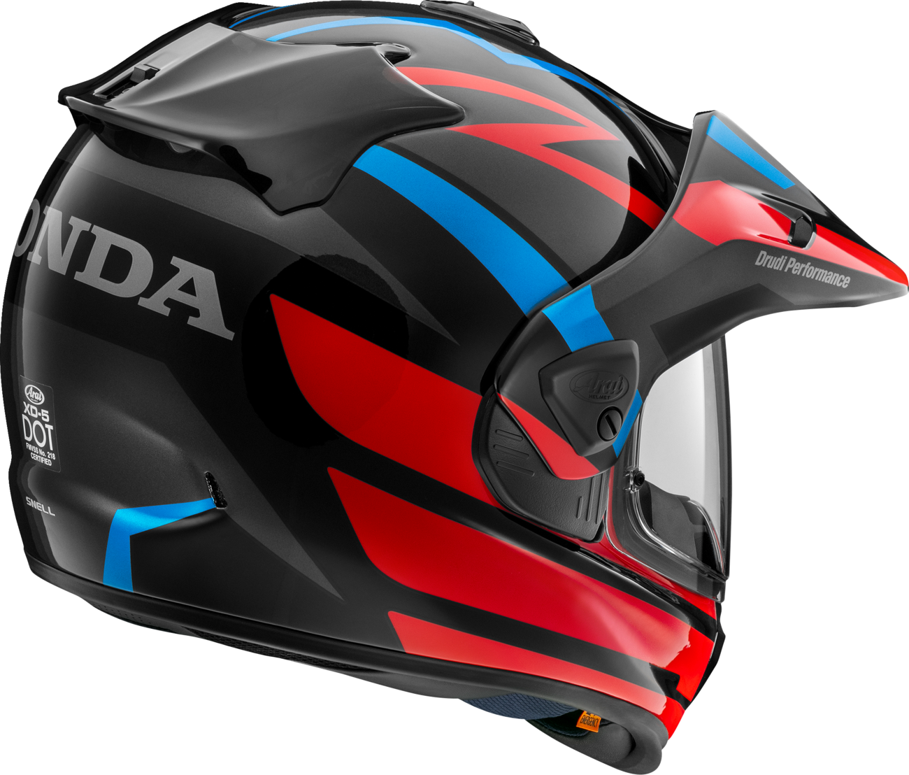 Arai Helmets - XD-5 Helmet - Africa Twin - Red