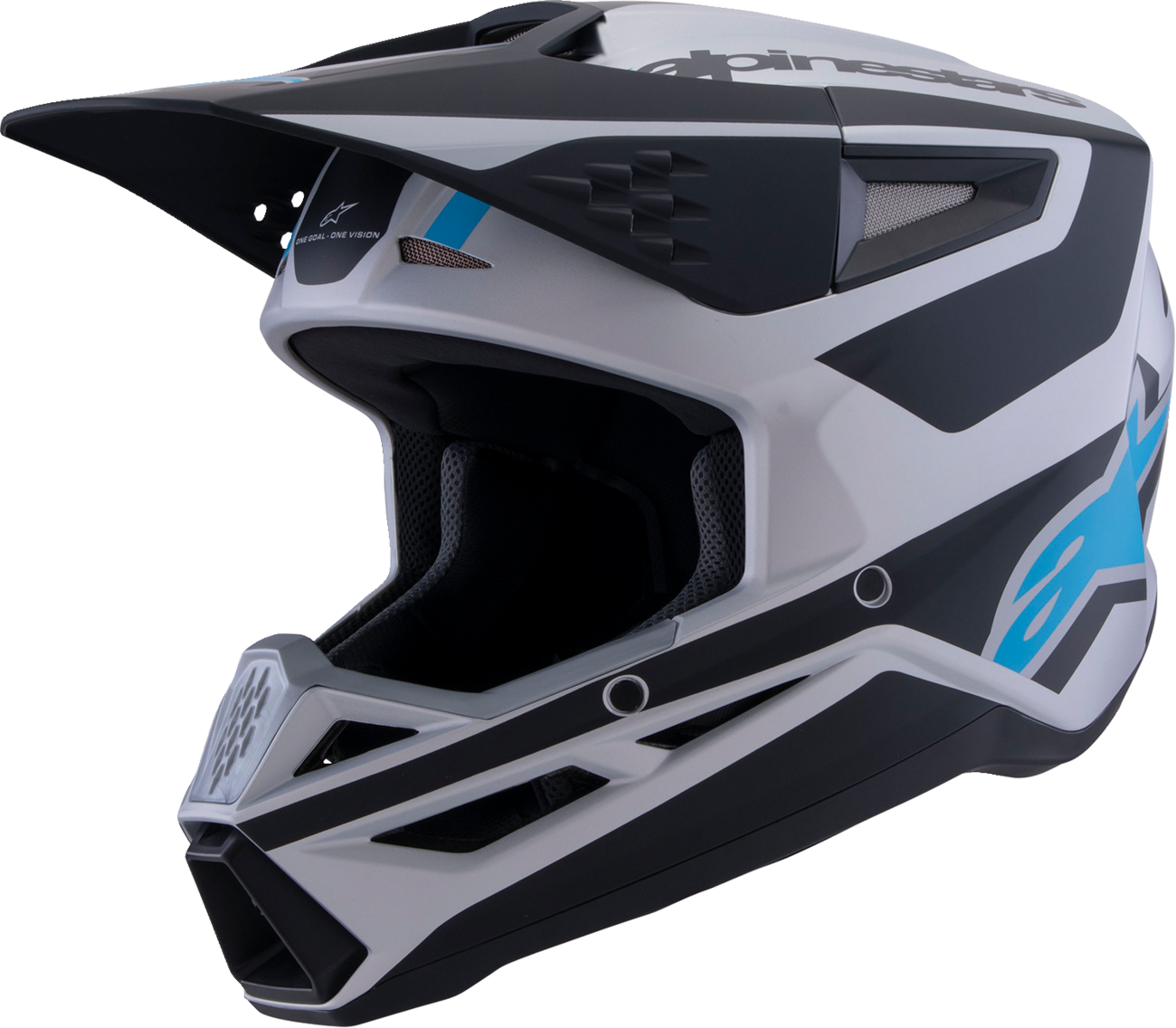 Alpinestars - SM3 Helmet - Heat - Matte Silver/Blue/Black