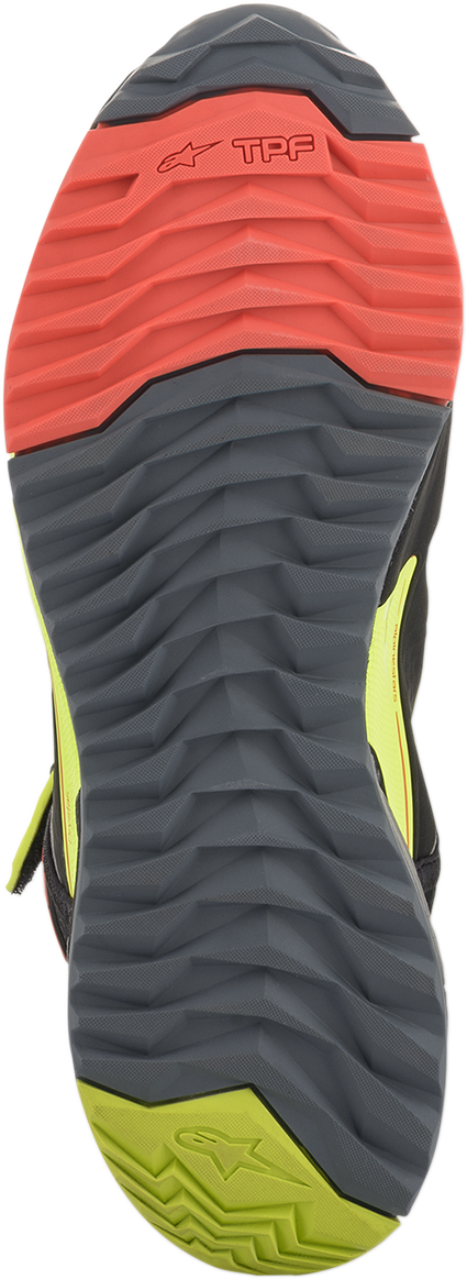 Alpinestars - CR-X Drystar® Shoes - Black/Red/Yellow Fluorescent