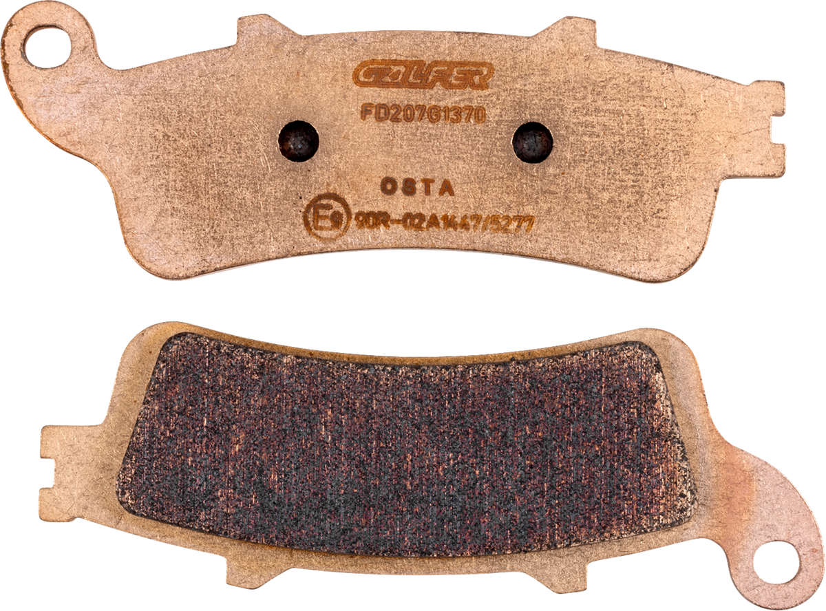 Galfer - FD207G1370 - SINTER STREET BRAKE PADS