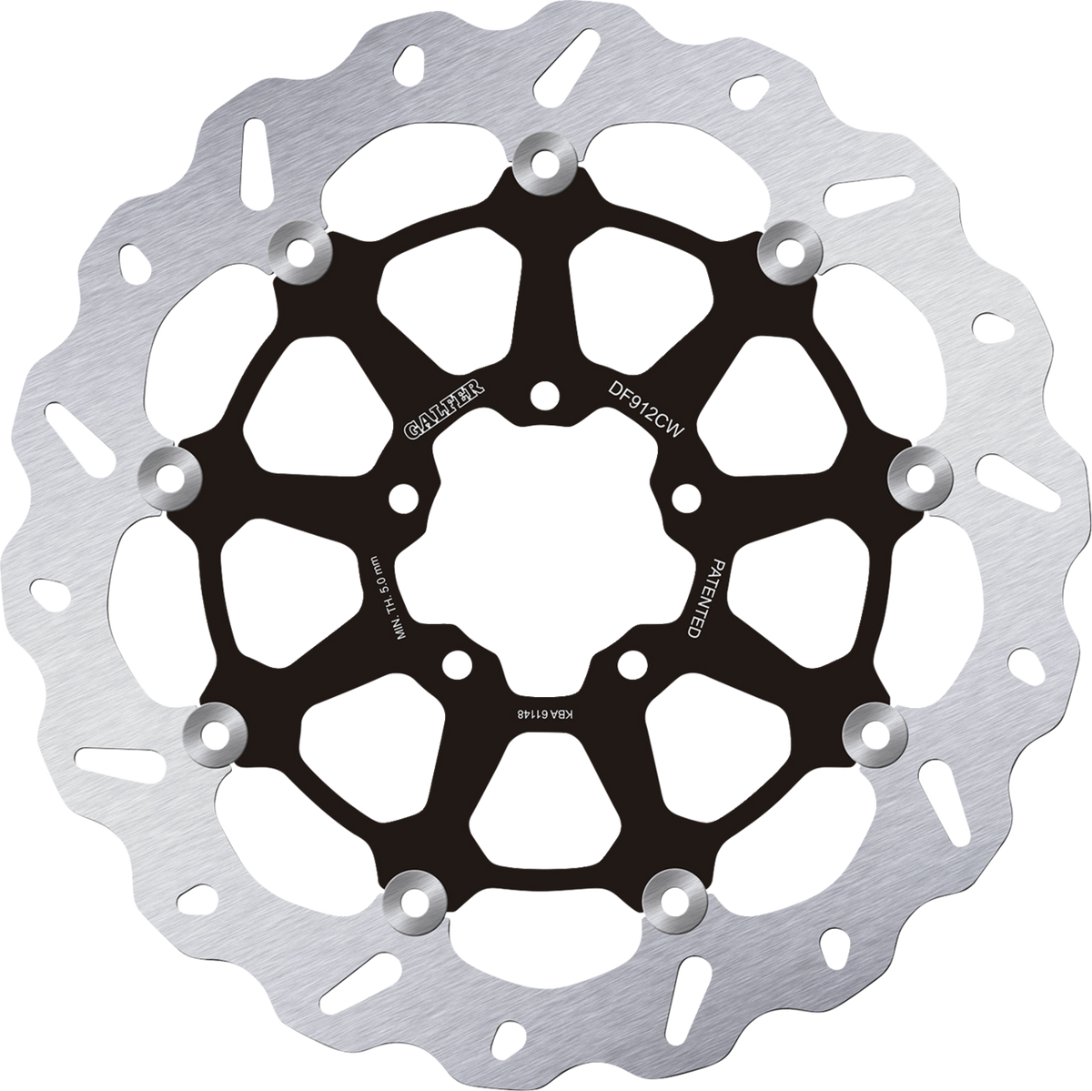 Galfer - DF912CW - DISC W FLOATING COMPLETE (C. ALU.) 330X5MM