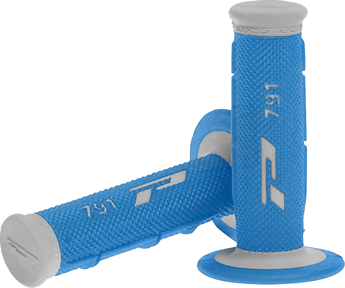 Pro Grip - Triple Density 791 Grips - Gray/Light Blue