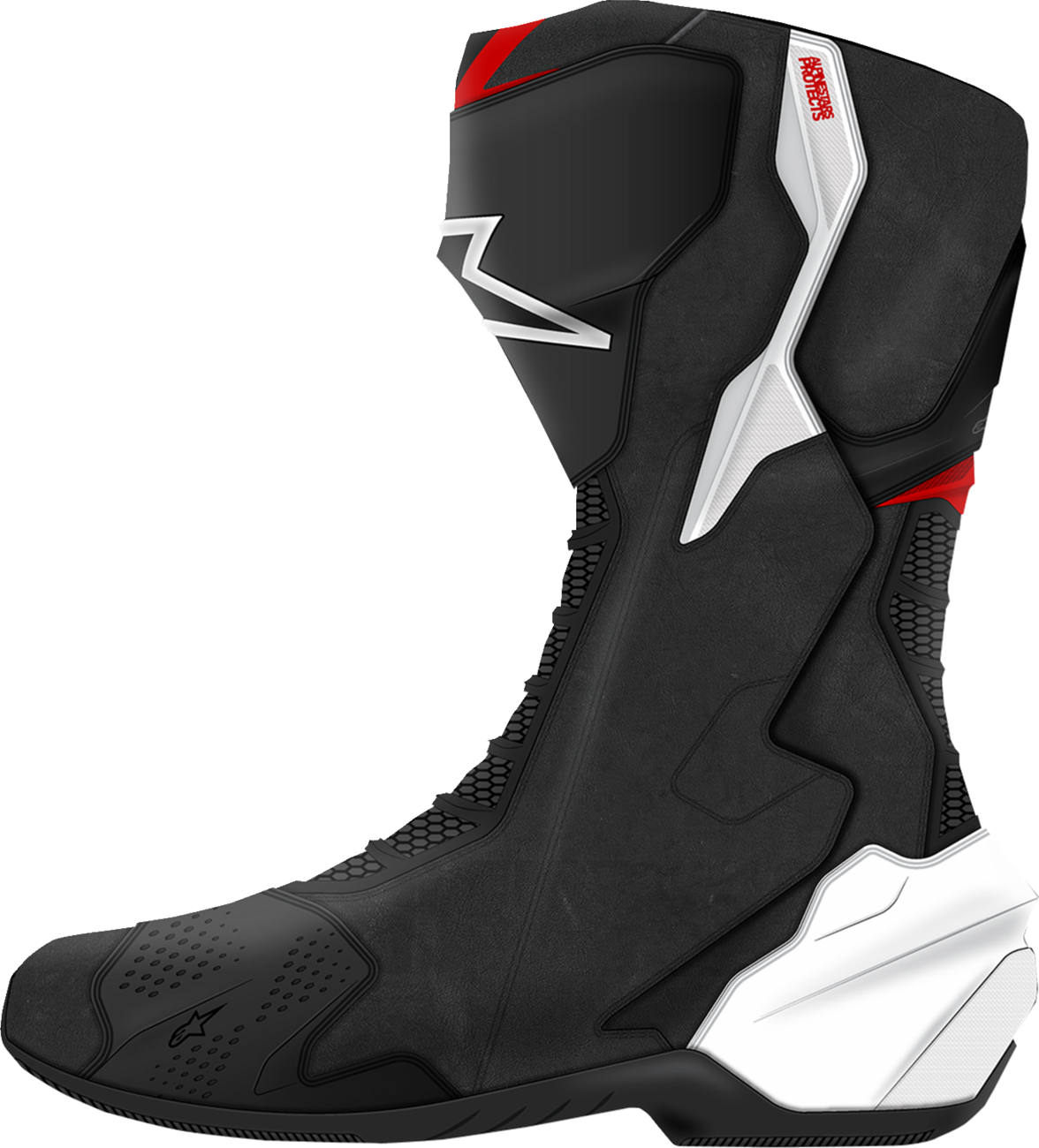 Alpinestars - SMX-6 V3 Boots - Black/White/Red Graphic