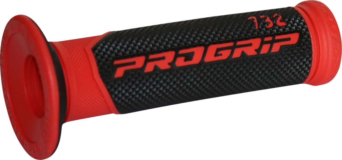 Pro Grip - 732 Grips - Open Ends - Black/Red