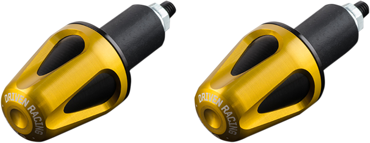 Driven Racing - DXB-GD - D-Axis Handlebar End - Gold/Black