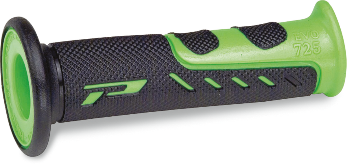 Pro Grip - 725 EVO Molded Gel Grips - Open Ends - Green/Black
