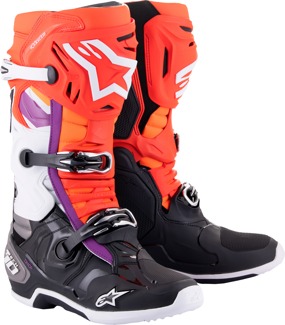 Alpinestars - Tech 10 Boots - Black/Red/Orange/White