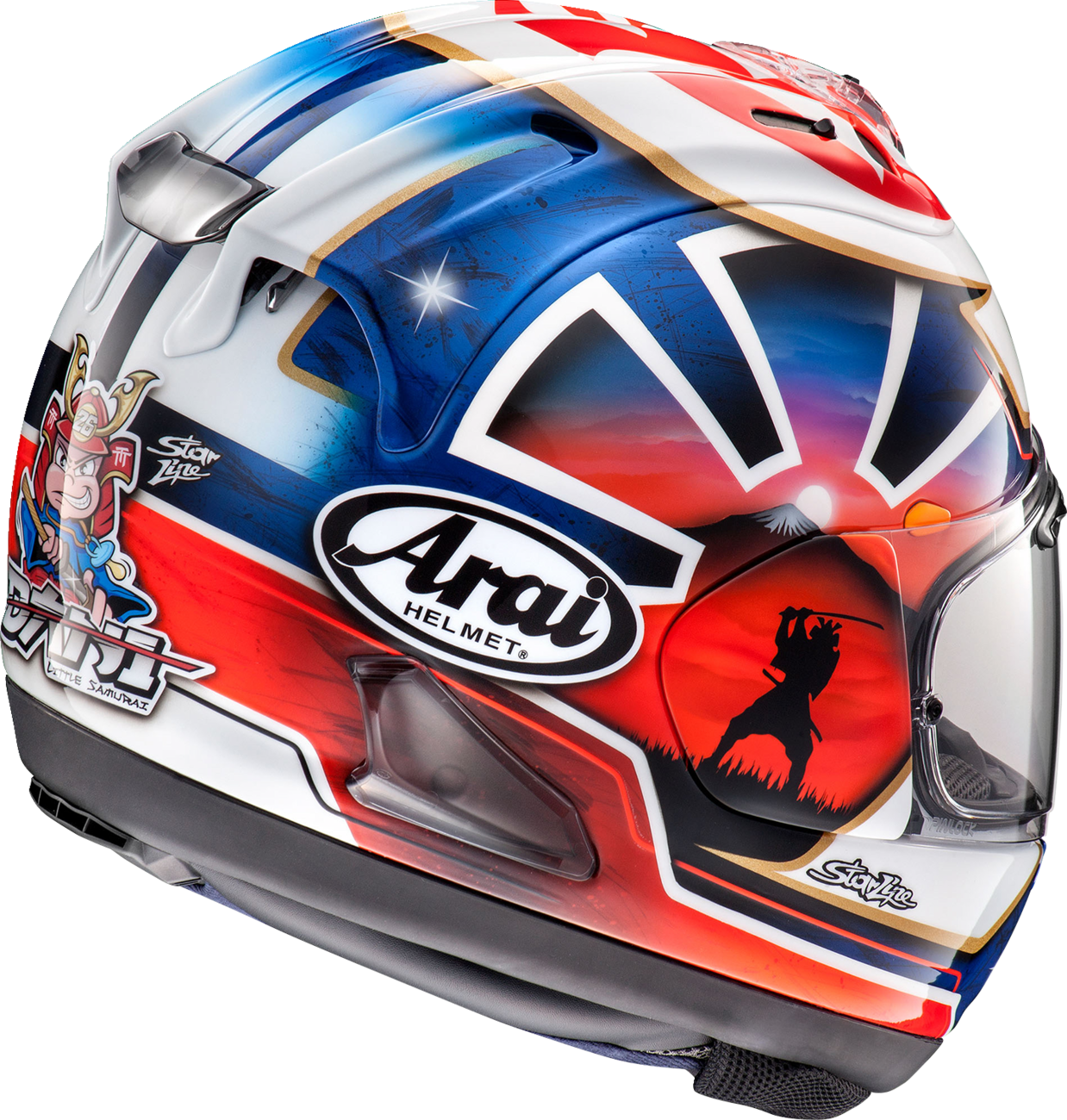Arai Helmets - Corsair-X Helmet - Dani Samurai-2 - Blue