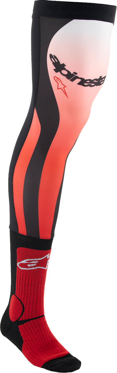 Alpinestars - Knee Brace Socks - Black/Red