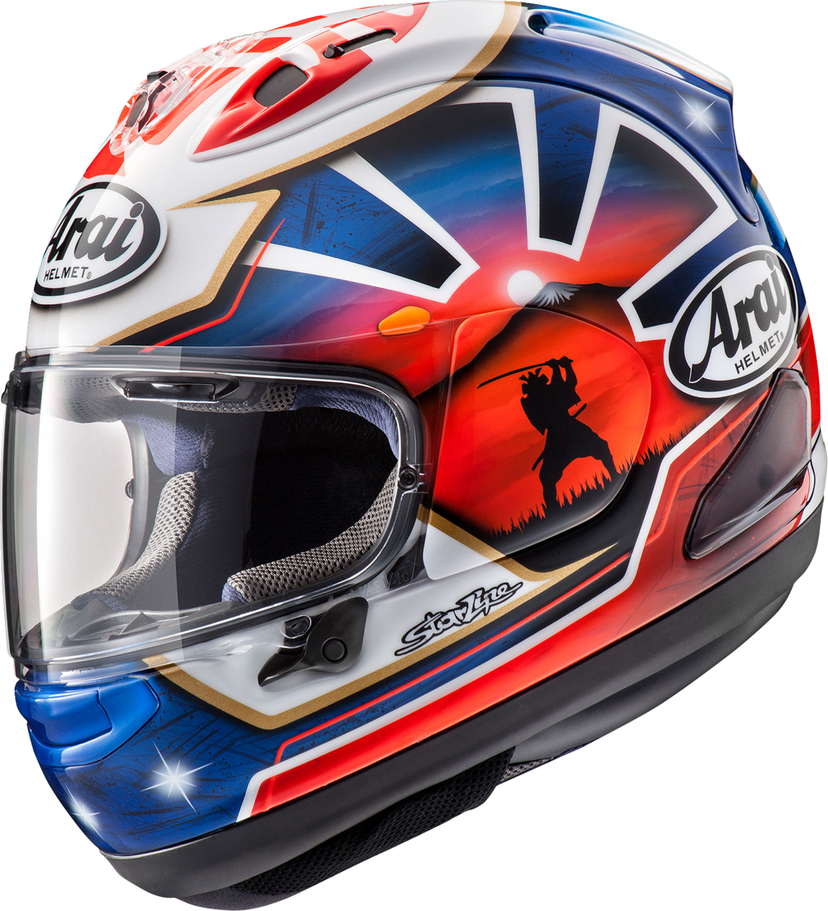 Arai Helmets - Corsair-X Helmet - Dani Samurai-2 - Blue