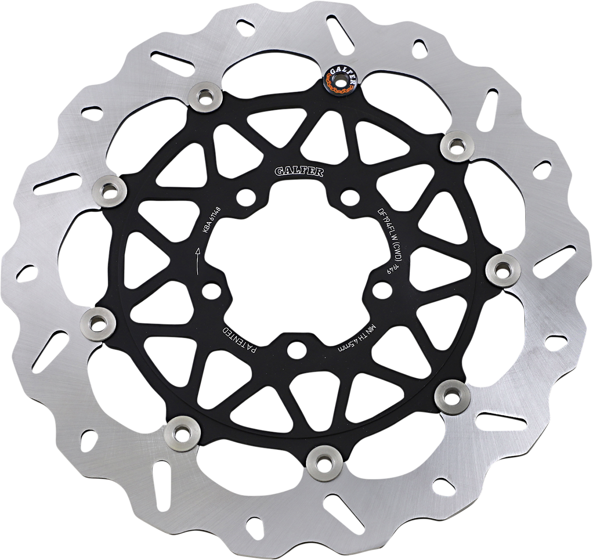 Galfer - DF194CWD - DISC W FLOATING (C. ALU.) RIGHT 330X5MM