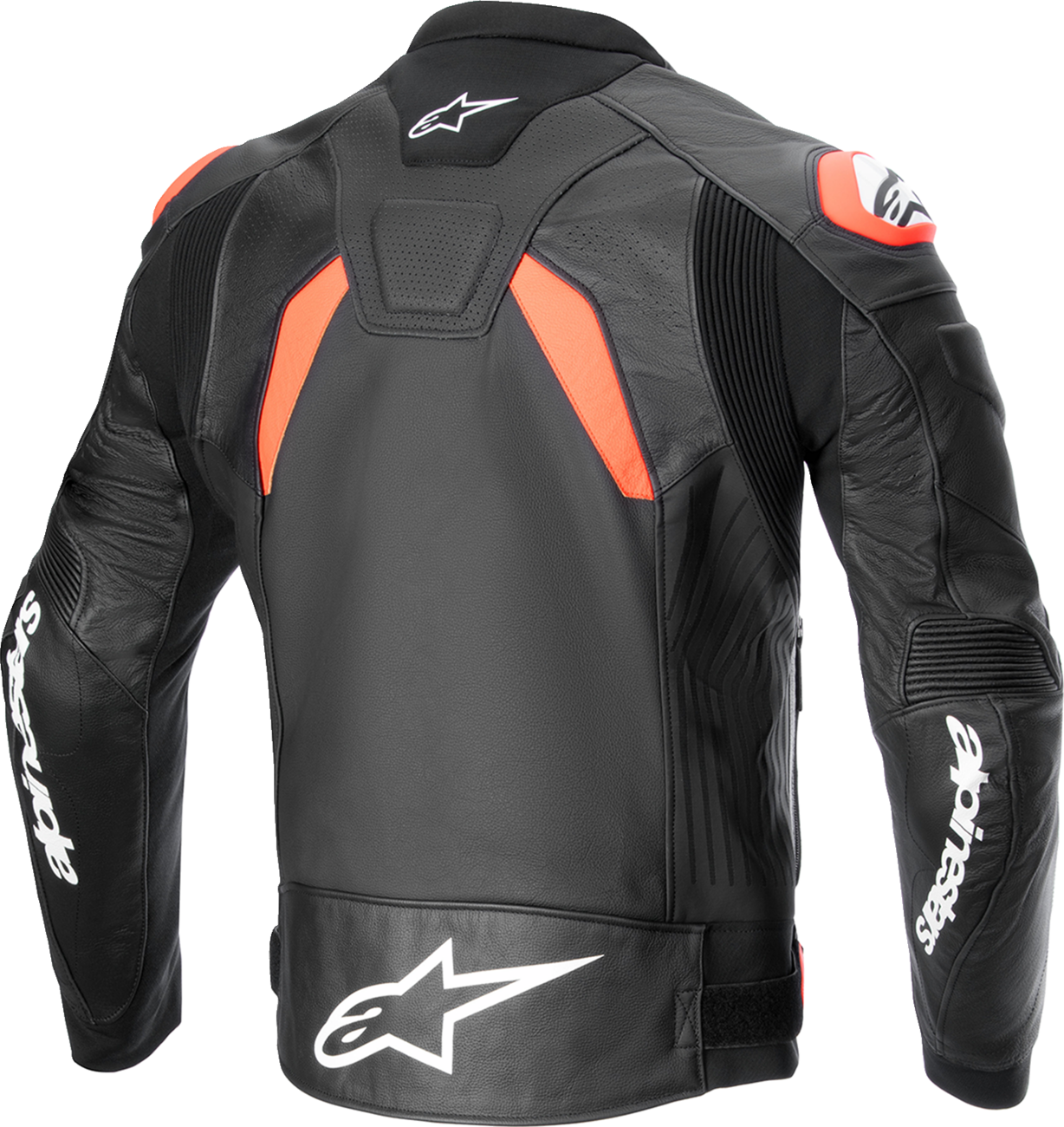 Alpinestars - GP Plus R v4 Airflow Leather Jacket - Black/Red Fluo/White
