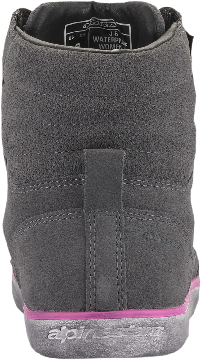 Alpinestars - J-6 Waterproof Women's Shoes - Gray/Pink