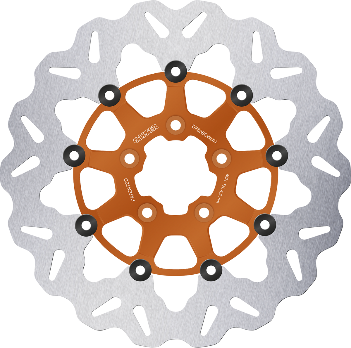 Galfer - DF835CWUN - DISC W FLOATING ORANGE 300X5MM