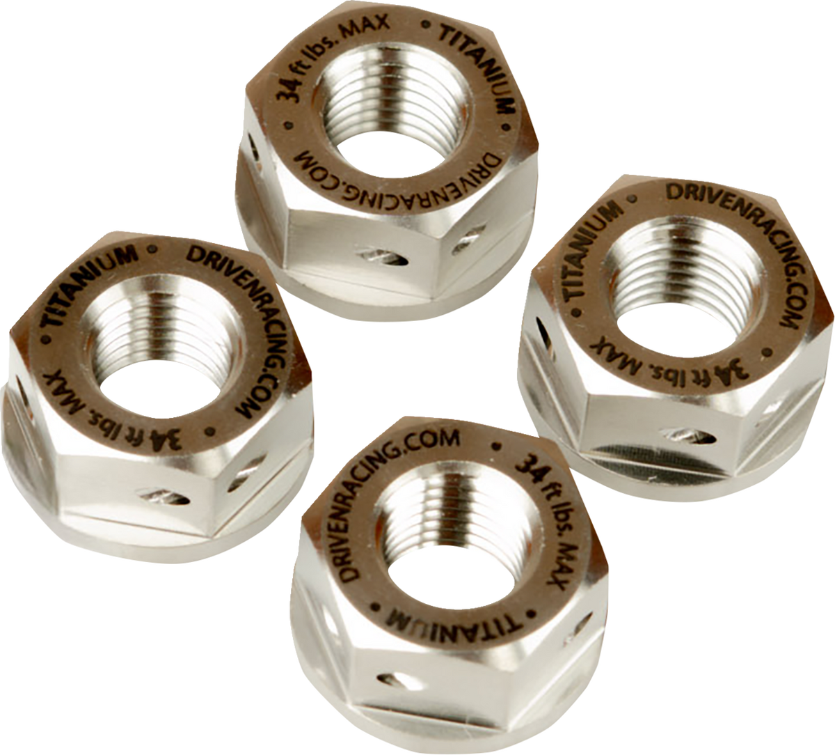 Driven Racing - DSN-7 TN - Sprocket Nuts - Titanium - 4 Pack
