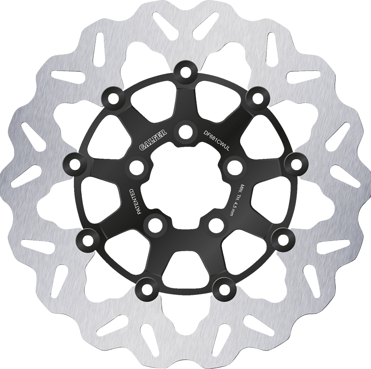 Galfer - DF681CWUL - DISC W FLOATING BLACK BRIGHT 292X5MM