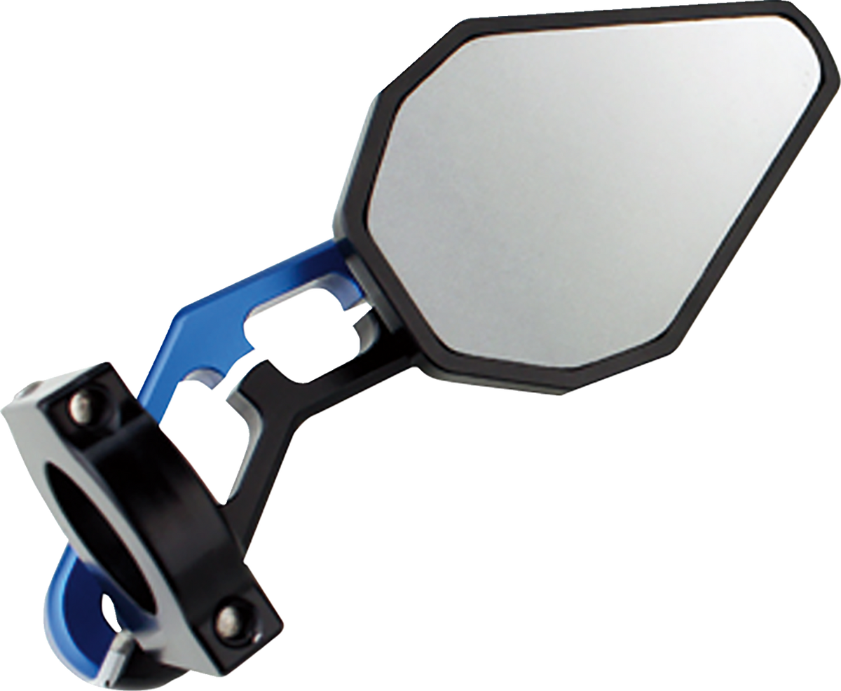 Driven Racing - DXM-BL - Mirror - D-Axis - Side View - Hexagon - Blue - Each