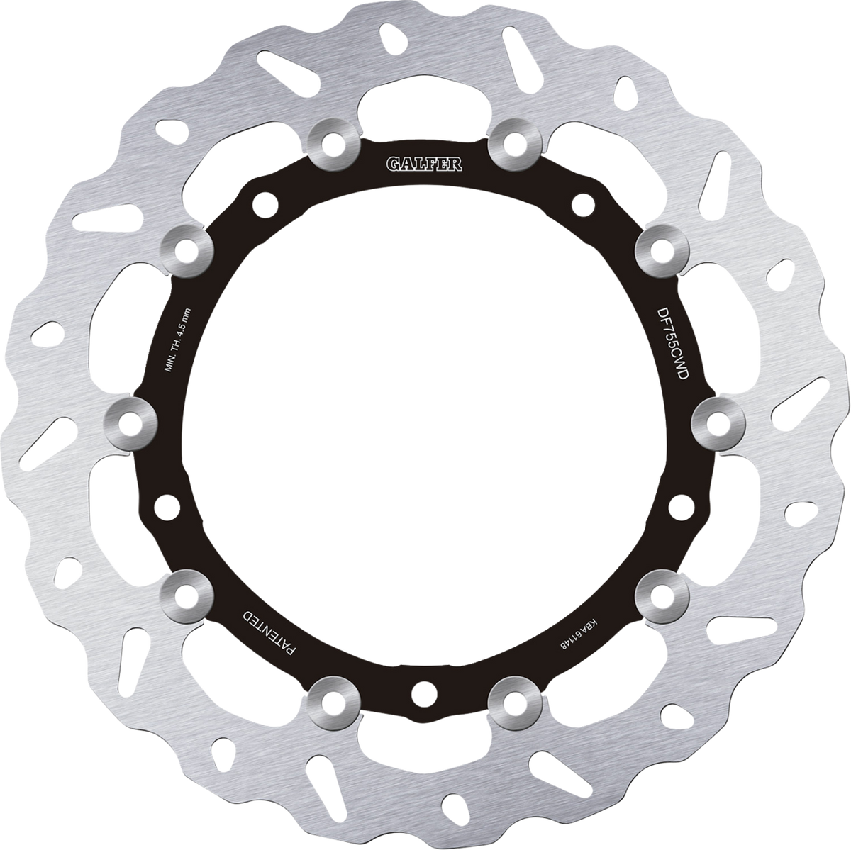 Galfer - DF755CWD - DISC W FLOATING COMPLETE RIGHT (C. ALU.) 320X5M