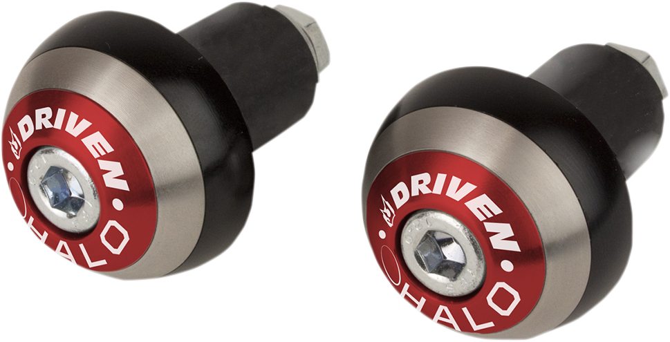 Driven Racing - DHBEW-RD - Halo Handlebar End - Red