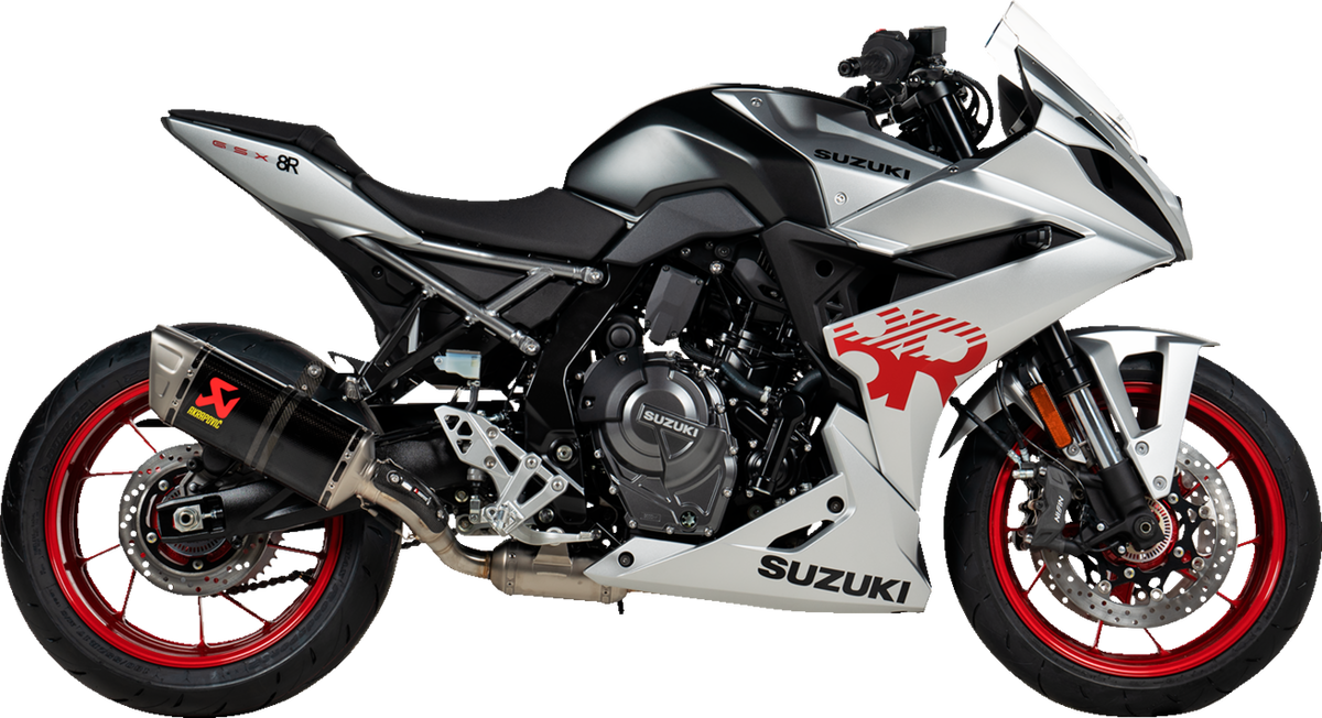 Akrapovic - S-S8R2-EEC - Racing Line Exhaust System - Carbon Fiber - Suzuki GSX-8S & GSX-8R