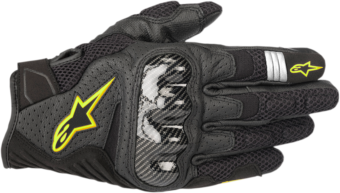 Alpinestars - SMX-1 Air V2 Gloves - Black/Fluo Yellow