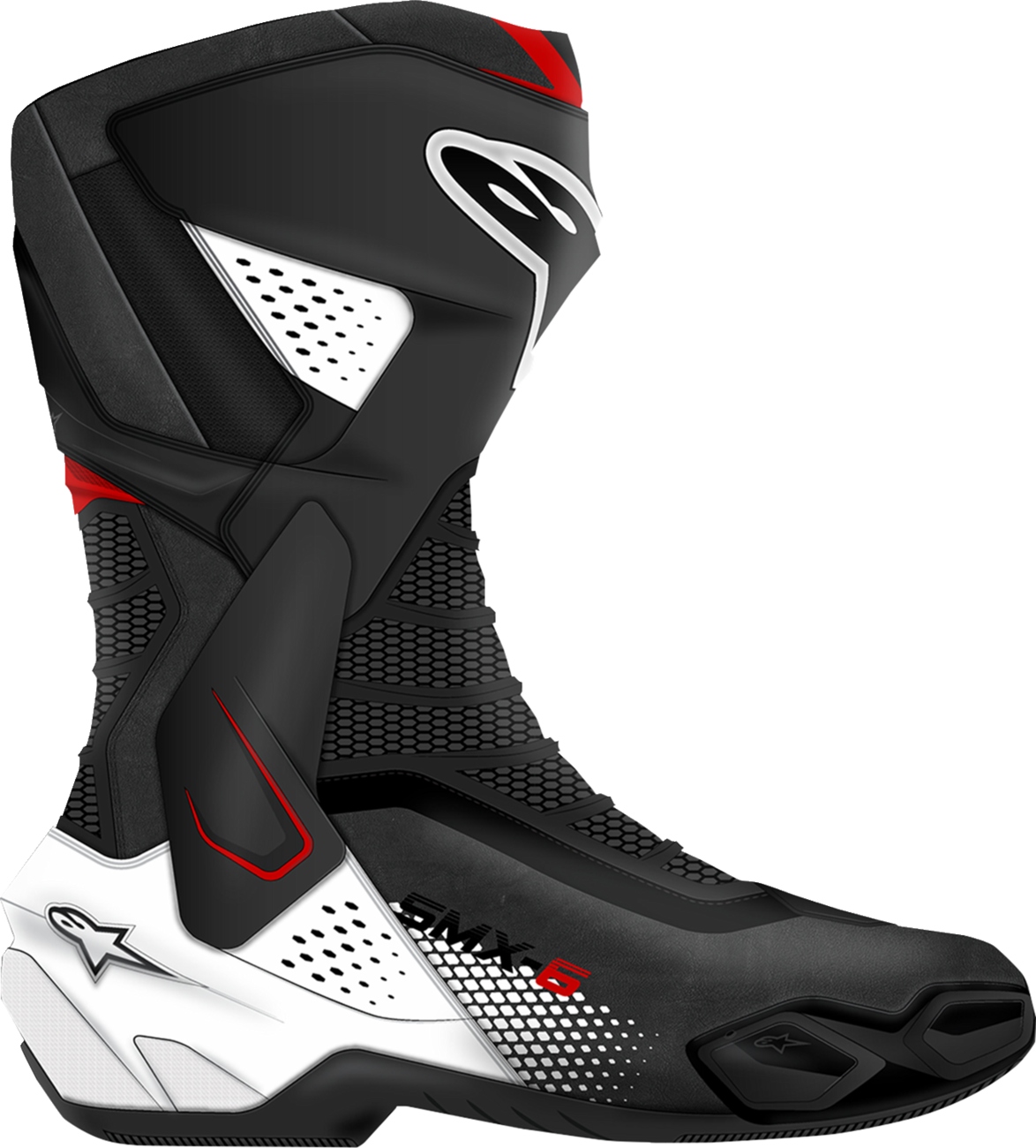 Alpinestars - SMX-6 V3 Boots - Black/White/Red Graphic