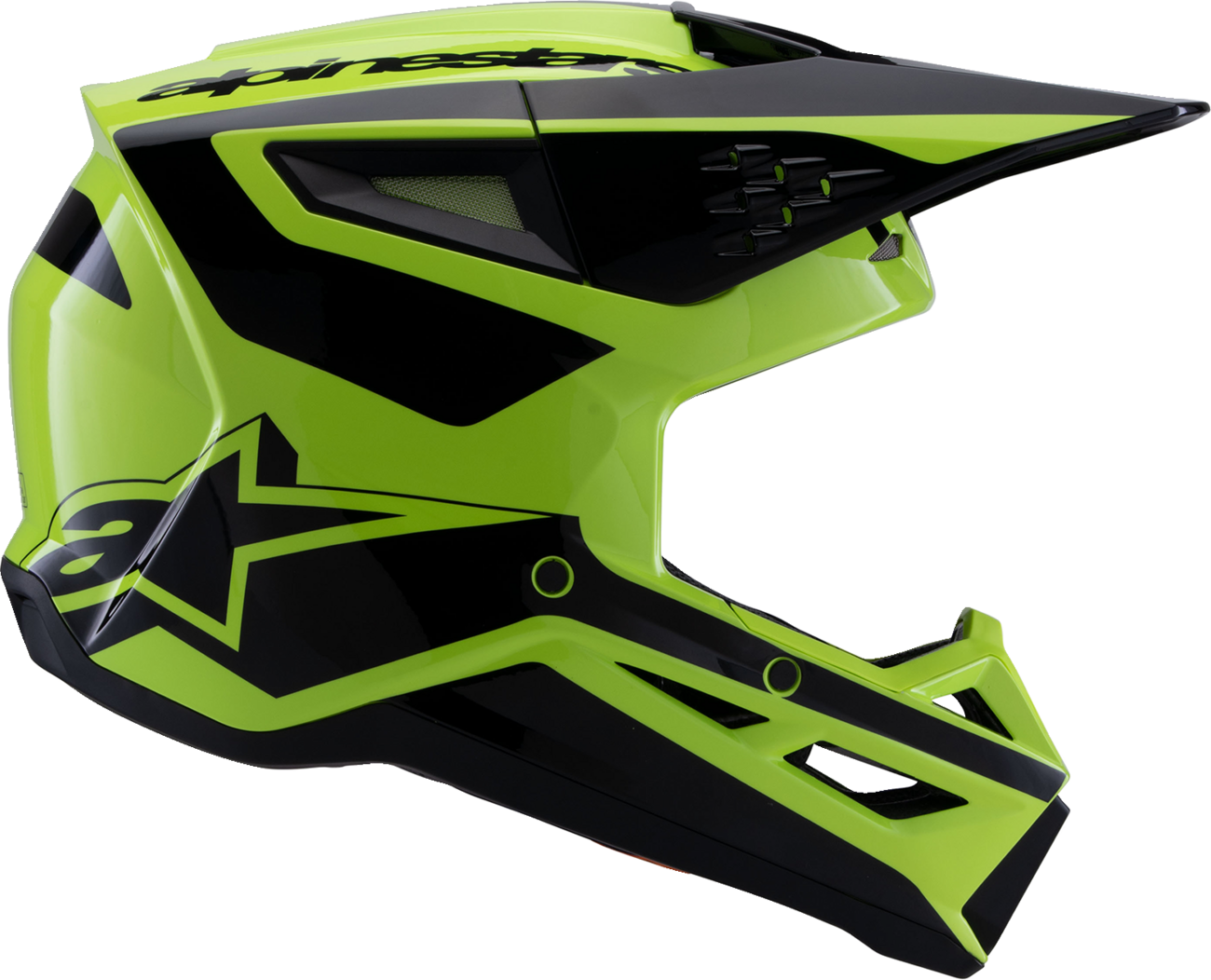 Alpinestars - SM3 Helmet - Heat - Gloss Yellow Fluo/Black