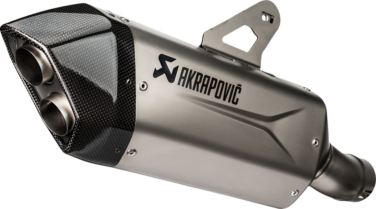 Akrapovic - S-B13SO4-HJGT - Slip-On Line Muffler - Titanium - Silver - BMW R 1300 GS