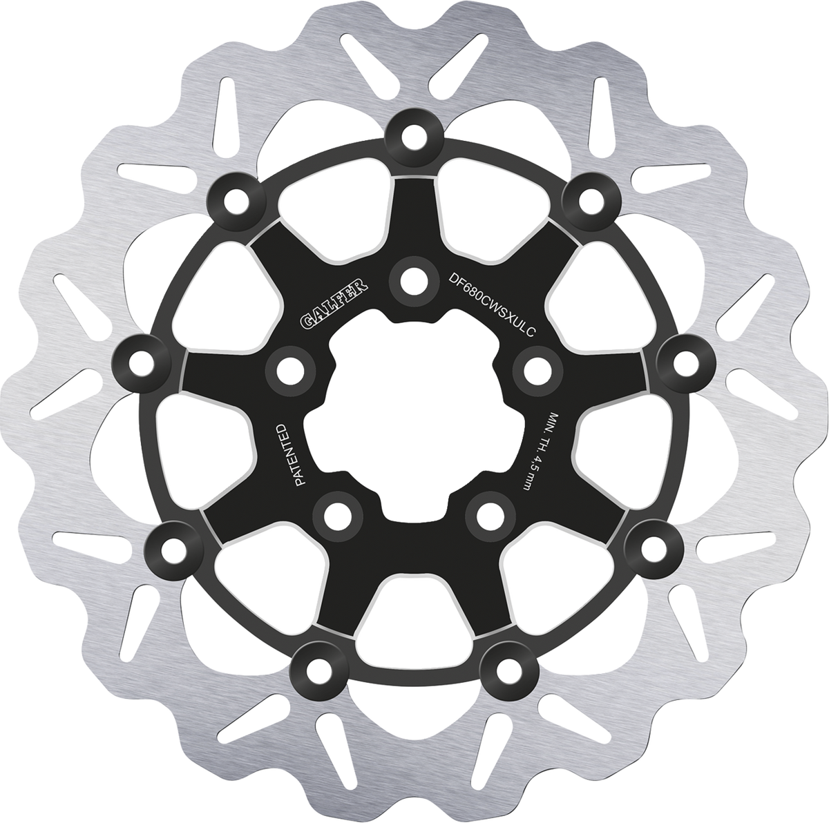 Galfer - DF680CWSXULC - DISC W FLOATING BLACK CONSTRAST 330X5MM